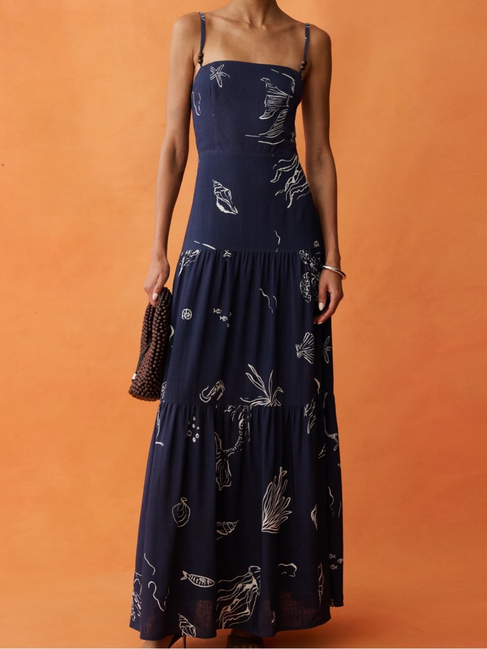 ANAYA Zali Dress in Midnight Maritime Sea Inspired Few Moda